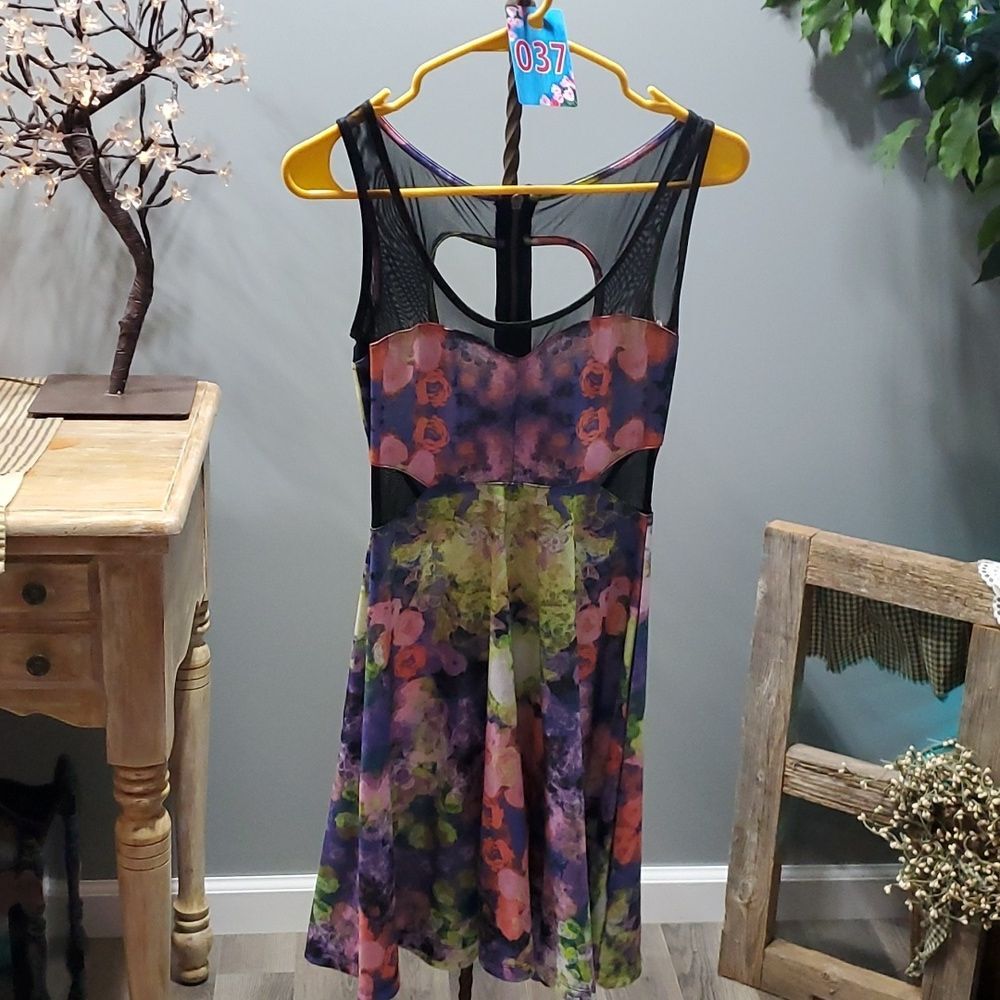 Material Girl floral dress